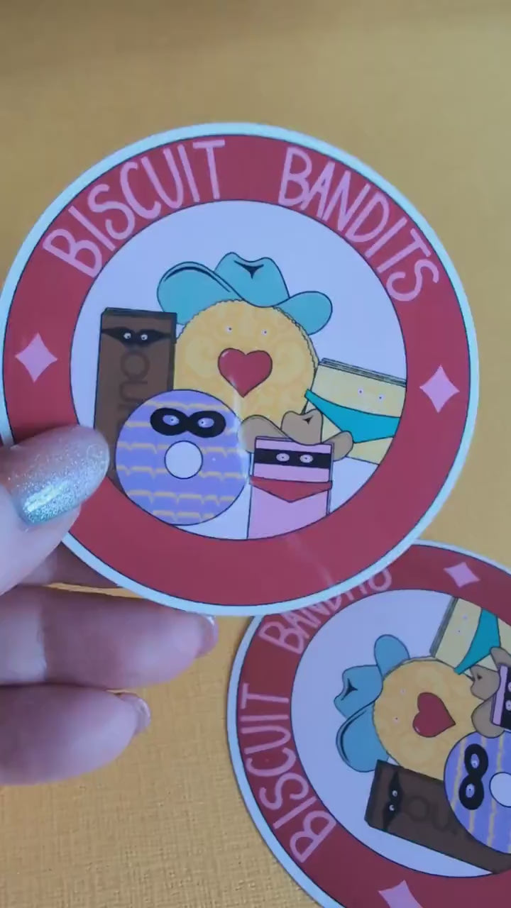 Biscuit Bandits Vinyl Sticker