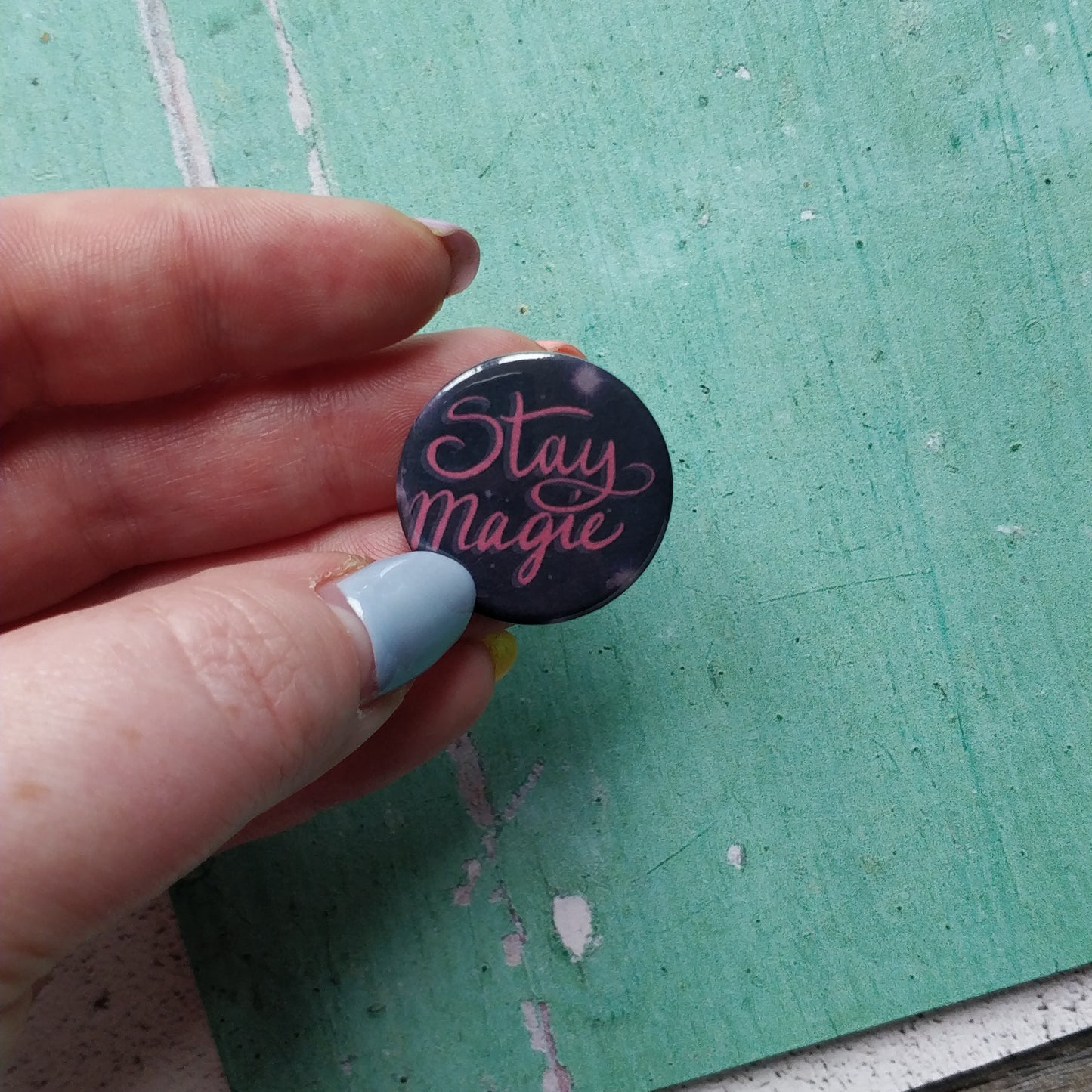 Stay Magic Illustrated Badge/Mirror - fay-dixon-design