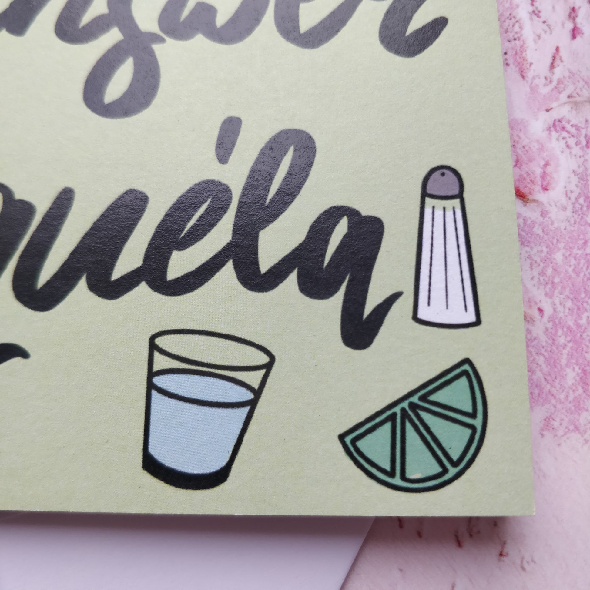 The Answer is Tequila Greeting Card - fay-dixon-design