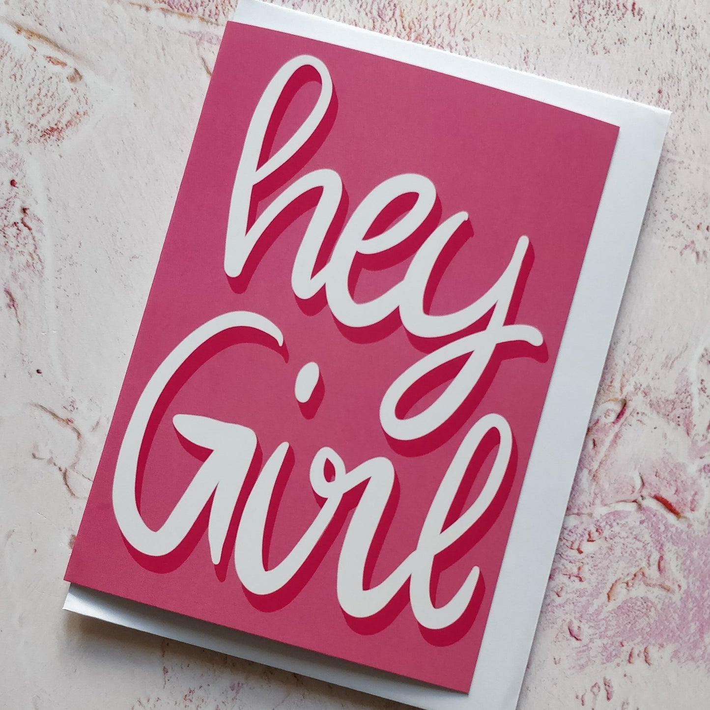 Hey Girl Greeting Card - Fay Dixon Design