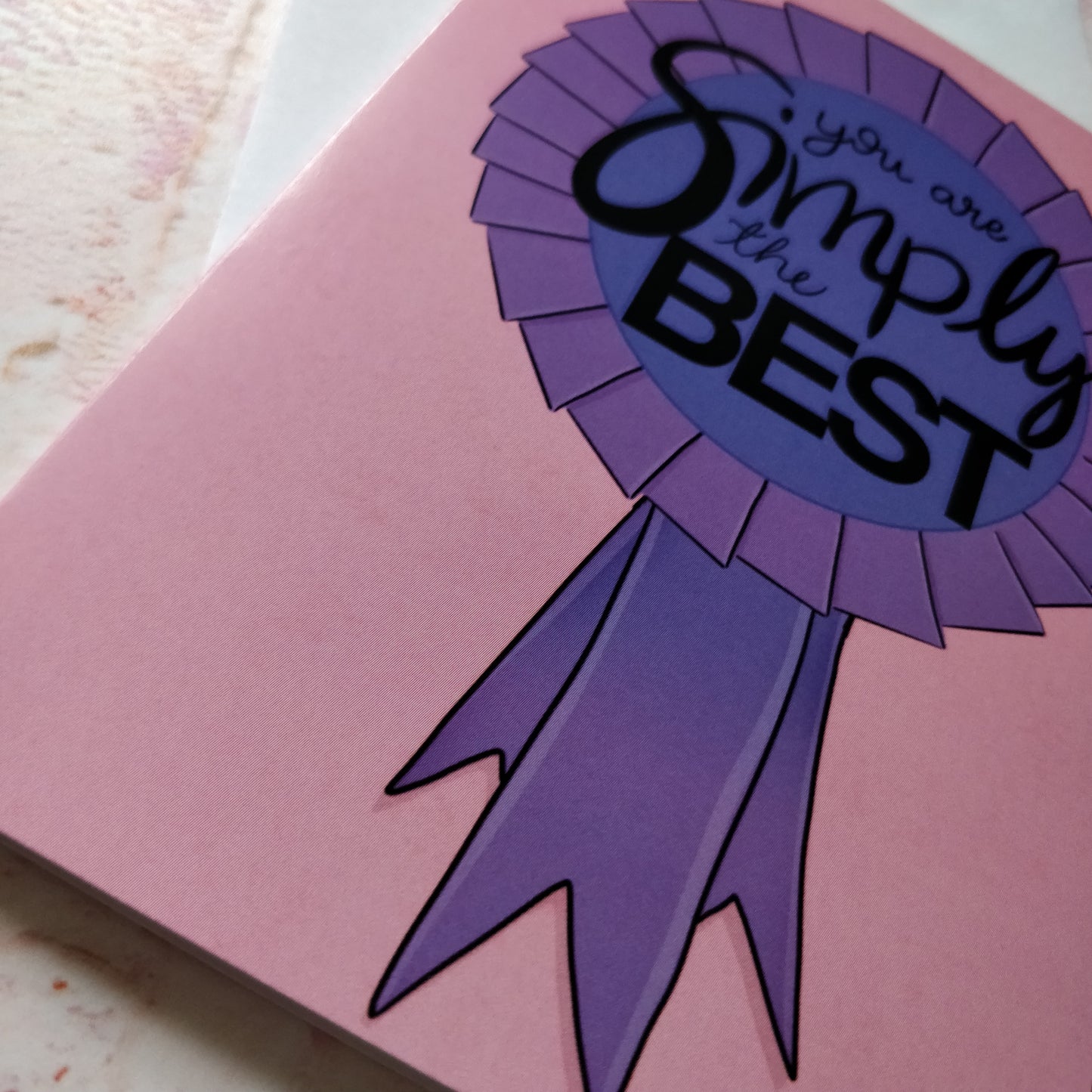 You're Simply the Best Greeting Card - Fay Dixon Design