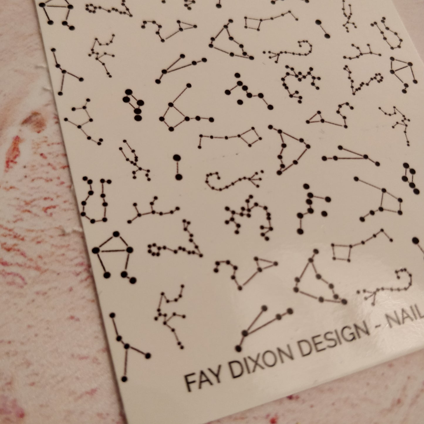 Constellation Waterslide Nail Decals - Fay Dixon Design