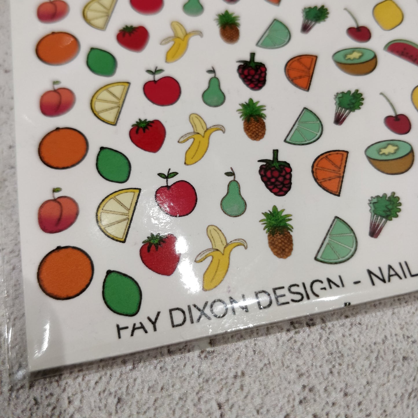 Feelin' Fruity Waterslide Nail Decals - Fay Dixon Design