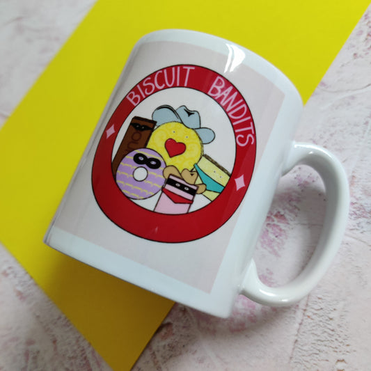 Full Colour Biscuit Bandits Mug - Fay Dixon Design