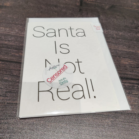 OLD Santa is not Real - Fay Dixon Design