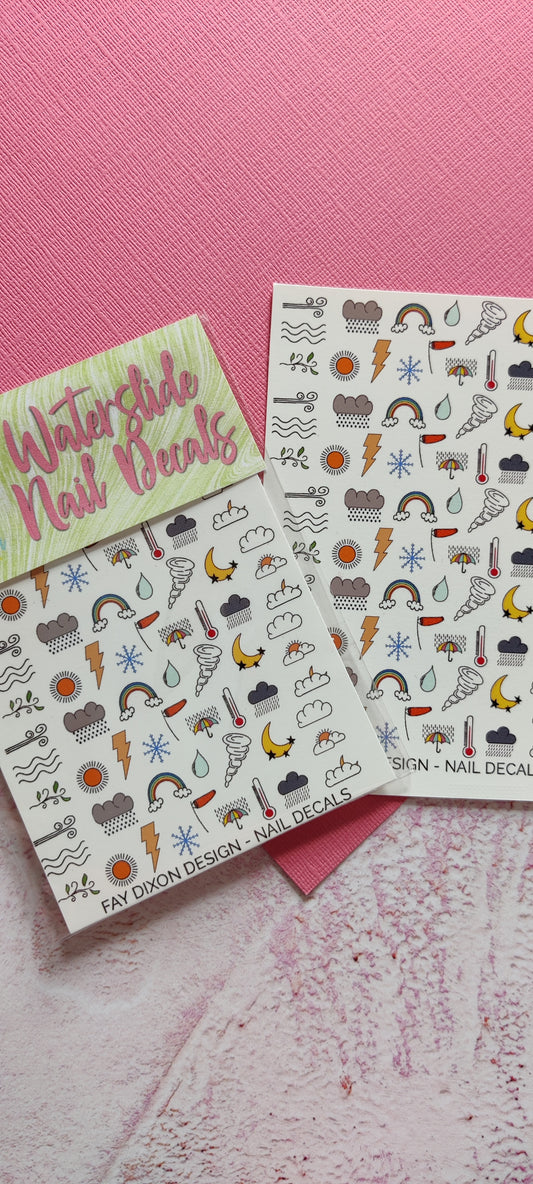 Cocktails and Shots Waterslide Nail Decals - Fay Dixon Design