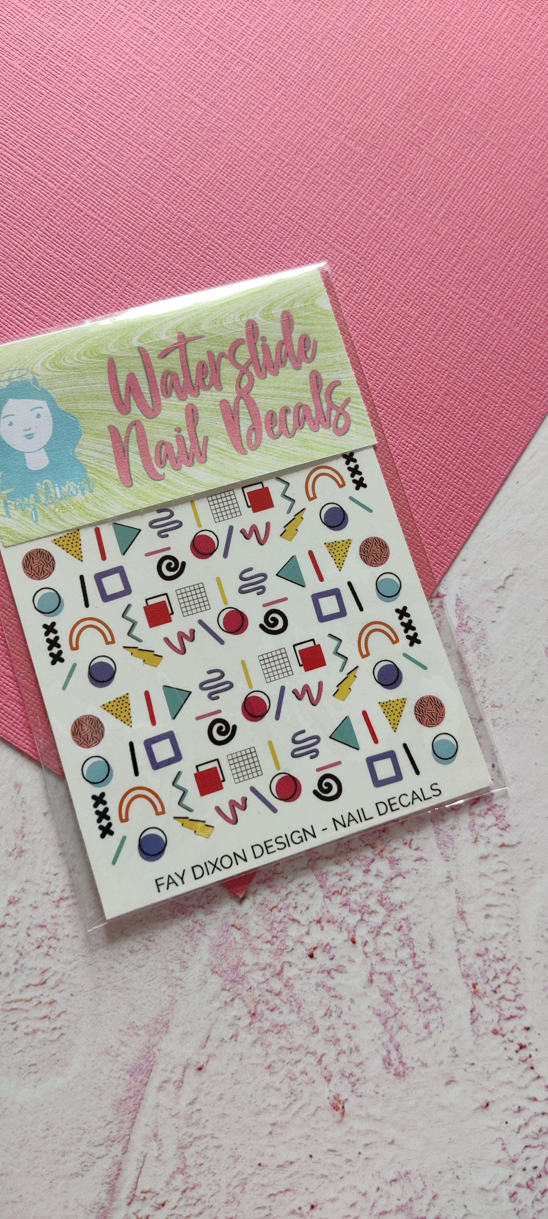 90s Baby Waterslide Nail Decals - Fay Dixon Design